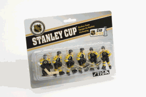 Stiga Boston Bruins NHL Table Top Hockey Team Pack